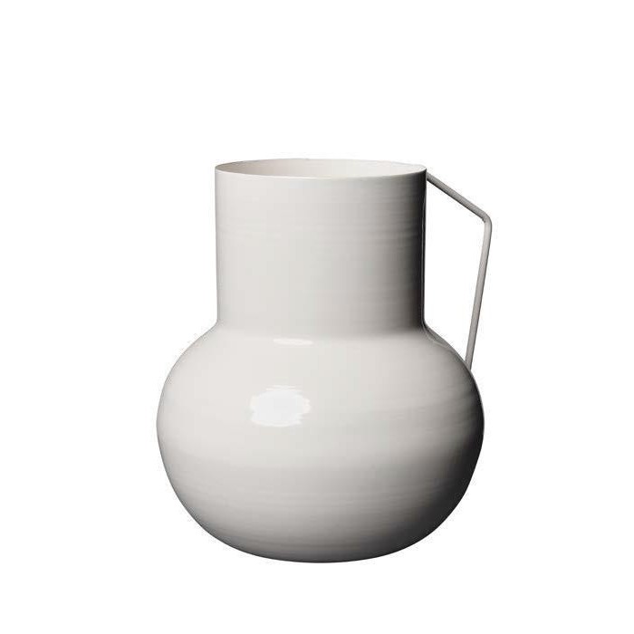 VASO CON MANICO H23.5 D12.5 BIANCO